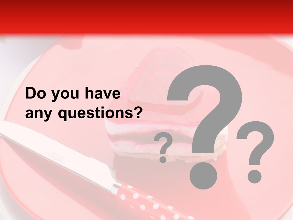 Heart Day Plate PowerPoint Template