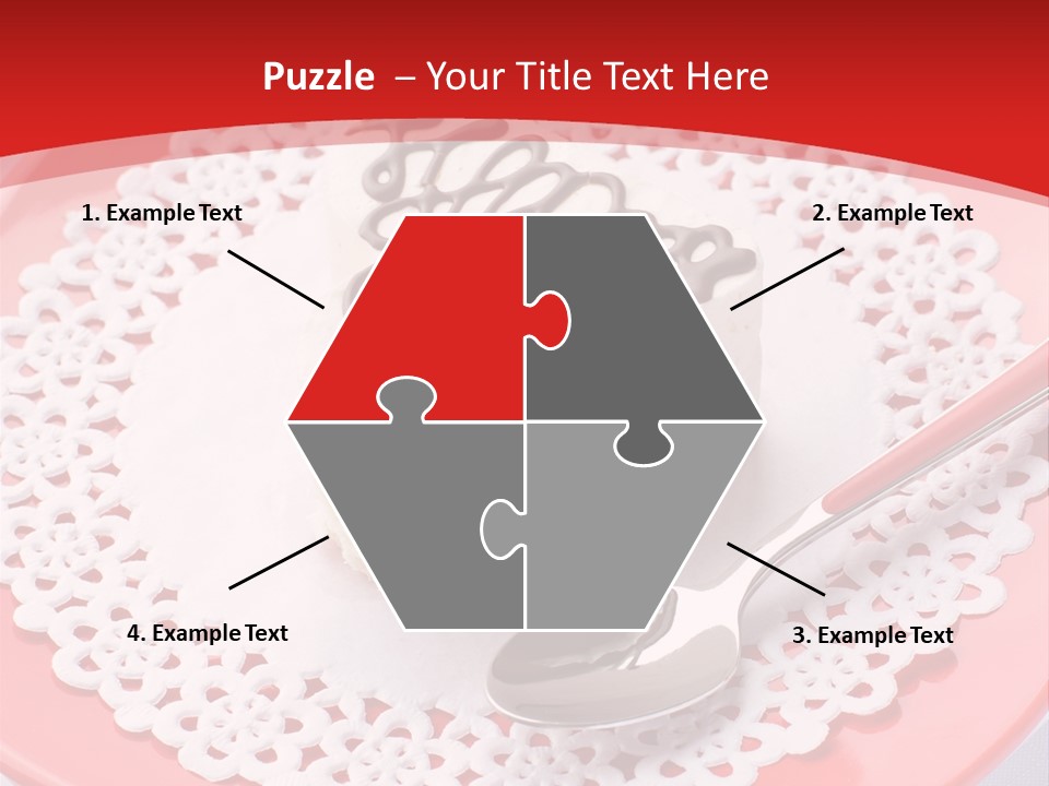 Valentine Dessert Green PowerPoint Template