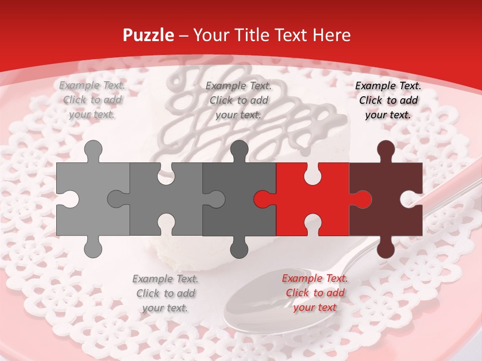 Valentine Dessert Green PowerPoint Template