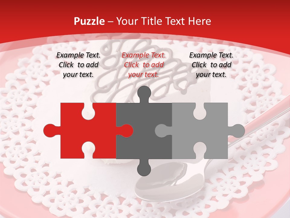 Valentine Dessert Green PowerPoint Template