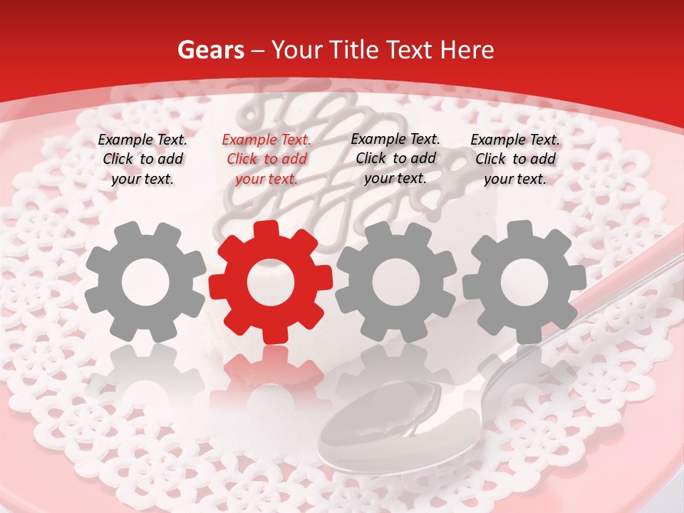 Valentine Dessert Green PowerPoint Template