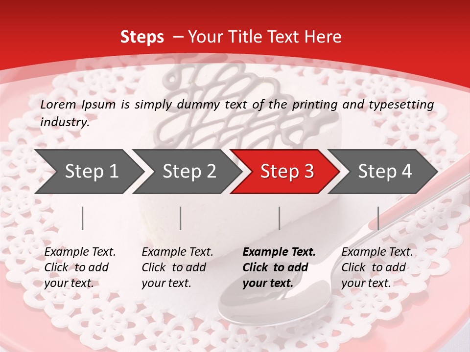 Valentine Dessert Green PowerPoint Template
