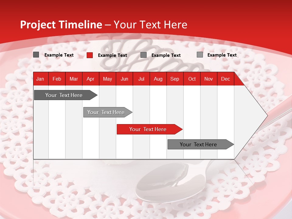 Valentine Dessert Green PowerPoint Template