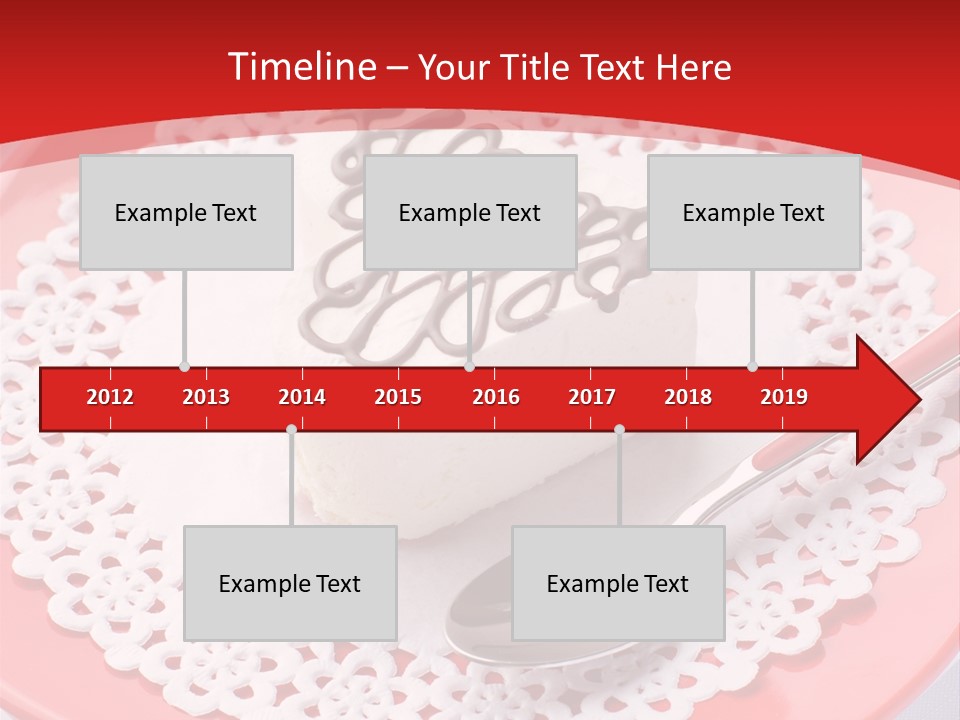 Valentine Dessert Green PowerPoint Template