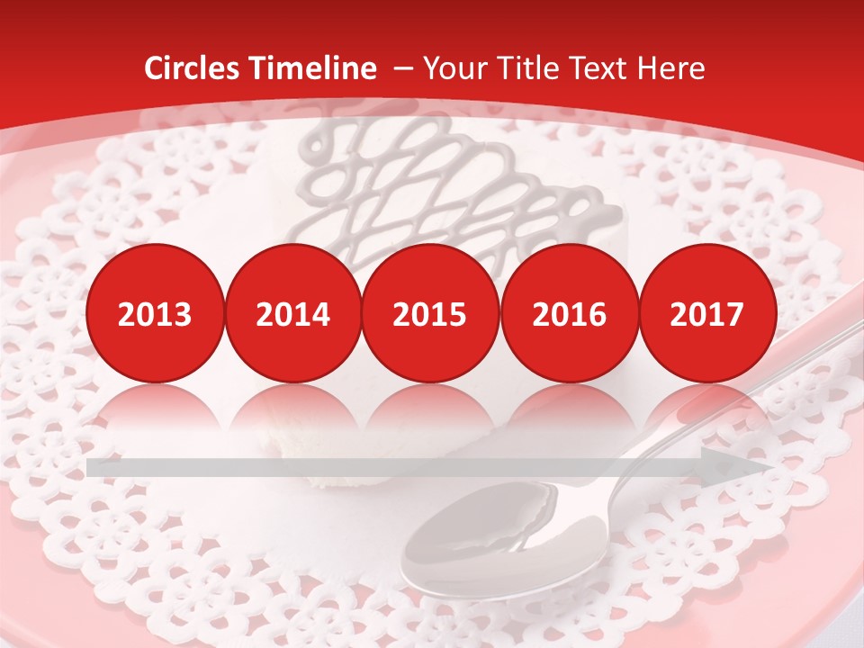 Valentine Dessert Green PowerPoint Template