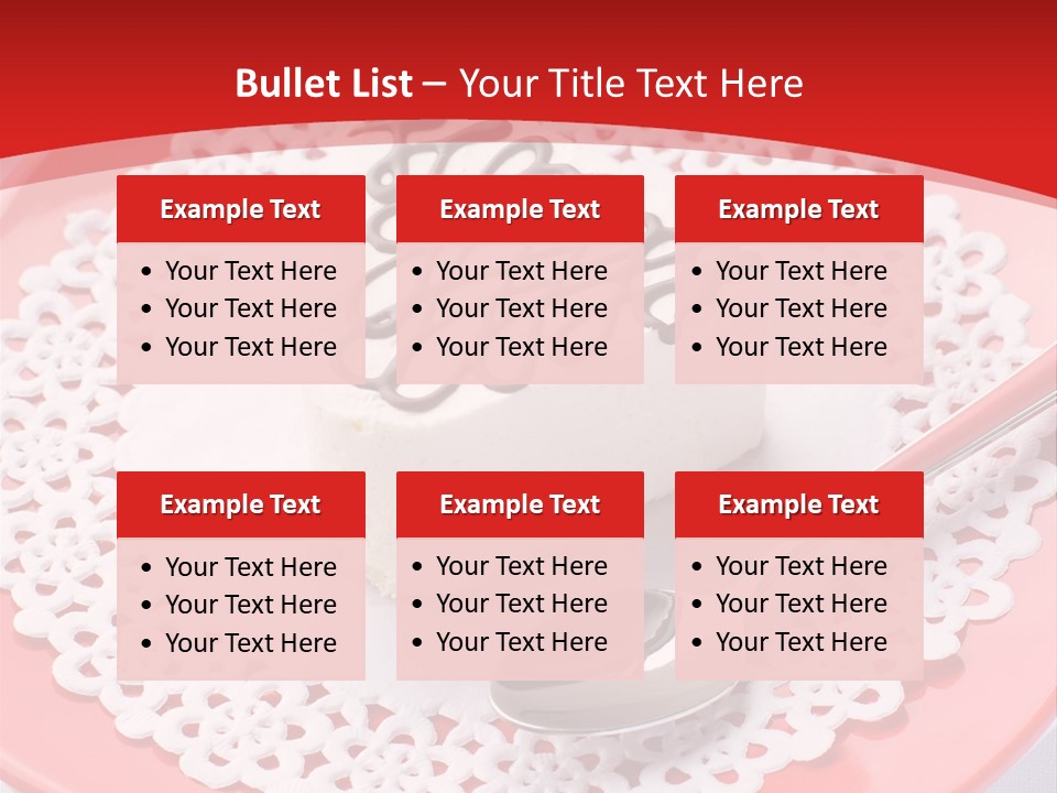 Valentine Dessert Green PowerPoint Template