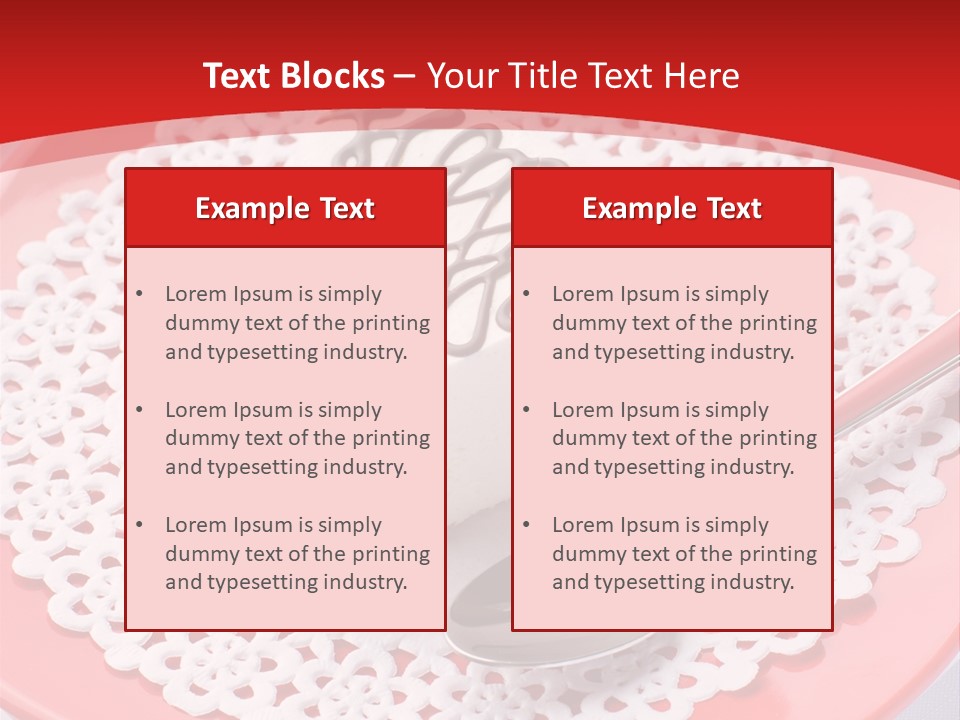 Valentine Dessert Green PowerPoint Template