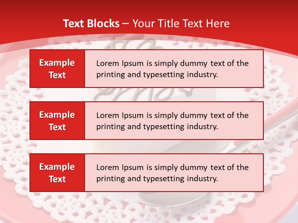 Valentine Dessert Green PowerPoint Template