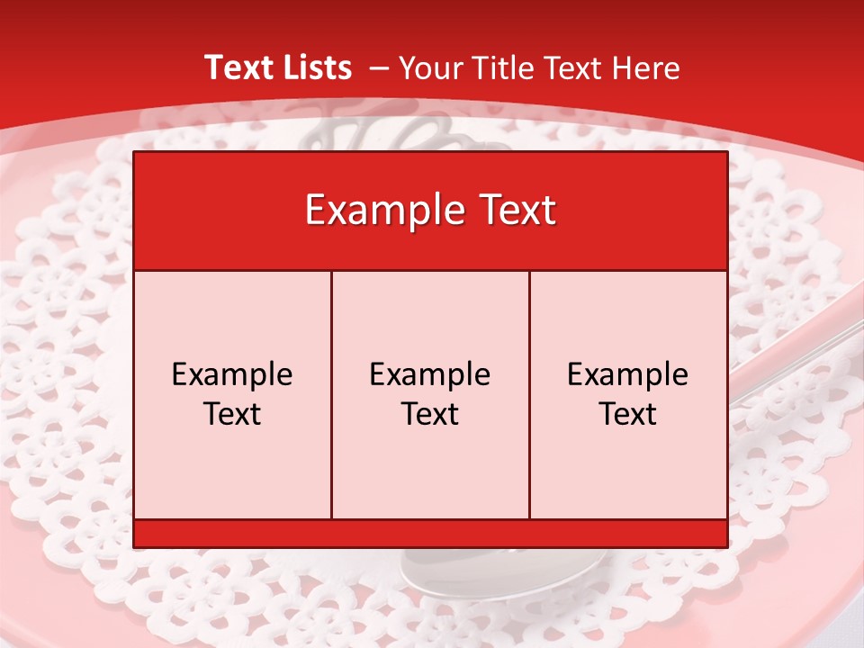 Valentine Dessert Green PowerPoint Template