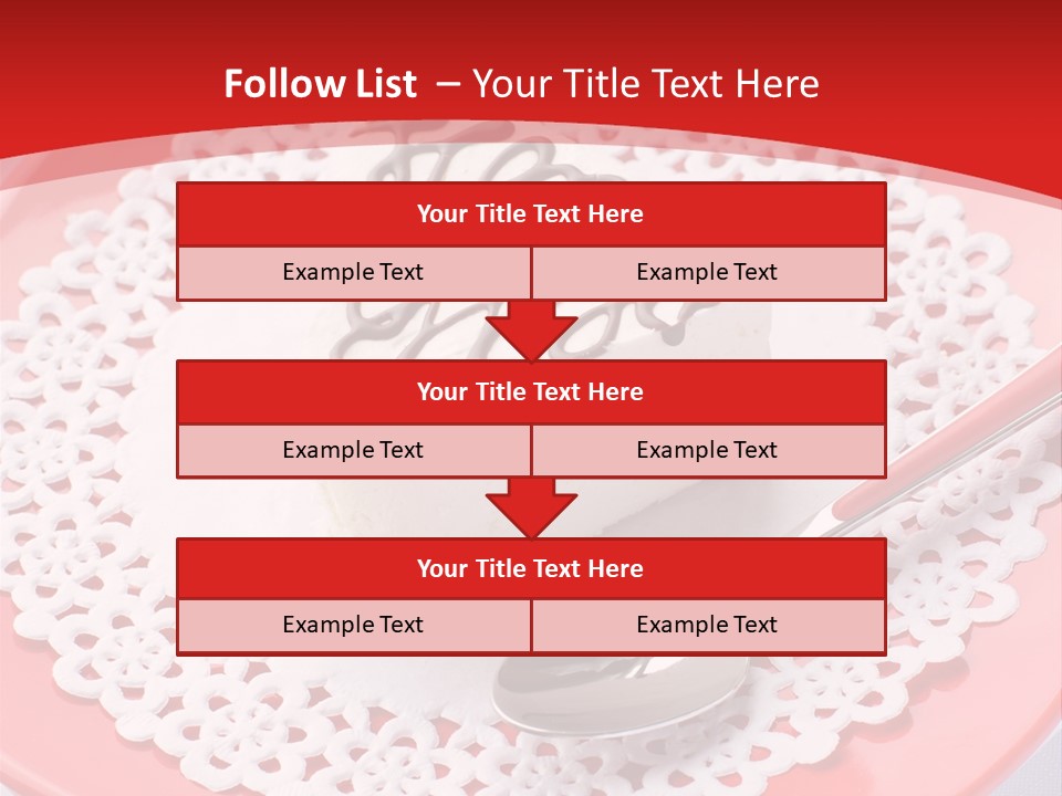 Valentine Dessert Green PowerPoint Template