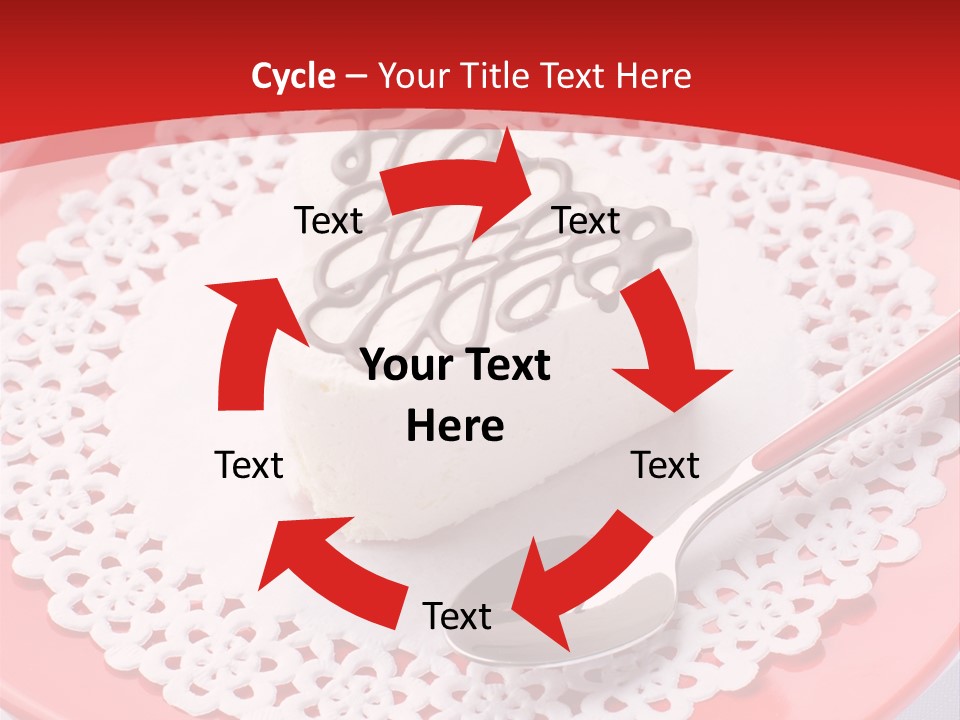 Valentine Dessert Green PowerPoint Template