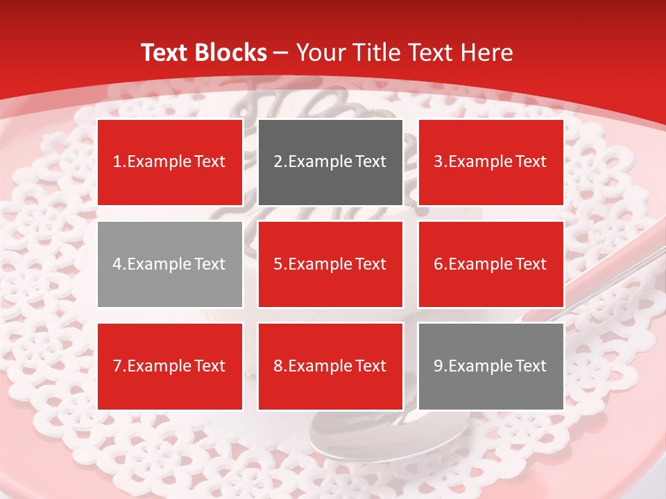 Valentine Dessert Green PowerPoint Template