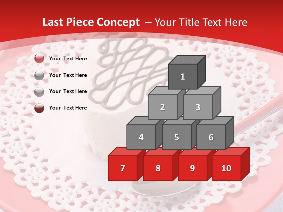 Valentine Dessert Green PowerPoint Template