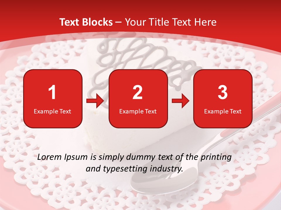 Valentine Dessert Green PowerPoint Template