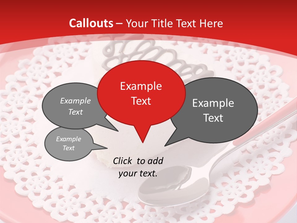 Valentine Dessert Green PowerPoint Template