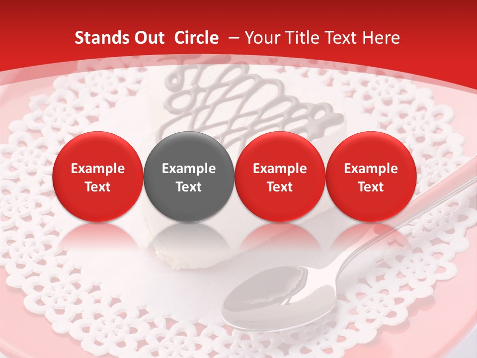 Valentine Dessert Green PowerPoint Template