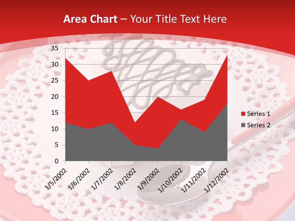 Valentine Dessert Green PowerPoint Template