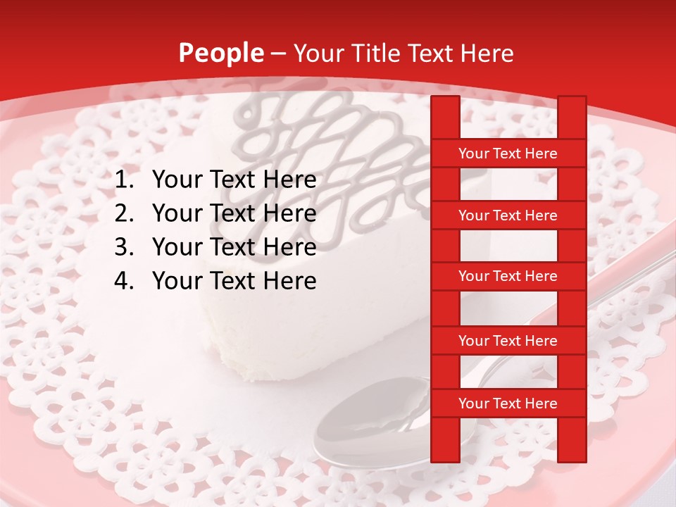 Valentine Dessert Green PowerPoint Template