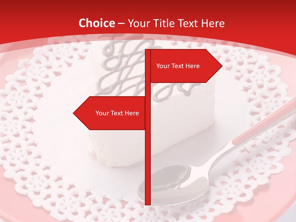 Valentine Dessert Green PowerPoint Template