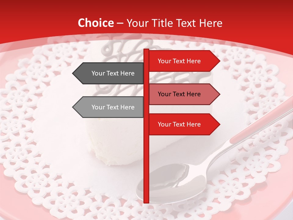 Valentine Dessert Green PowerPoint Template