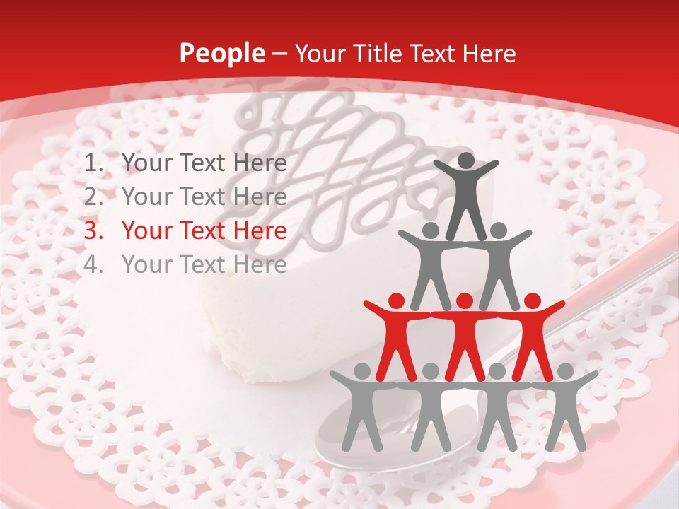 Valentine Dessert Green PowerPoint Template