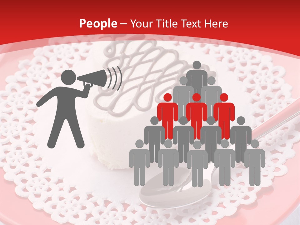 Valentine Dessert Green PowerPoint Template