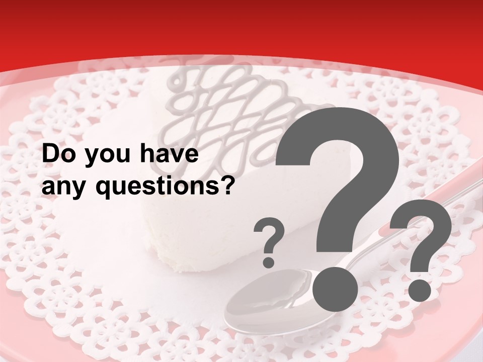 Valentine Dessert Green PowerPoint Template