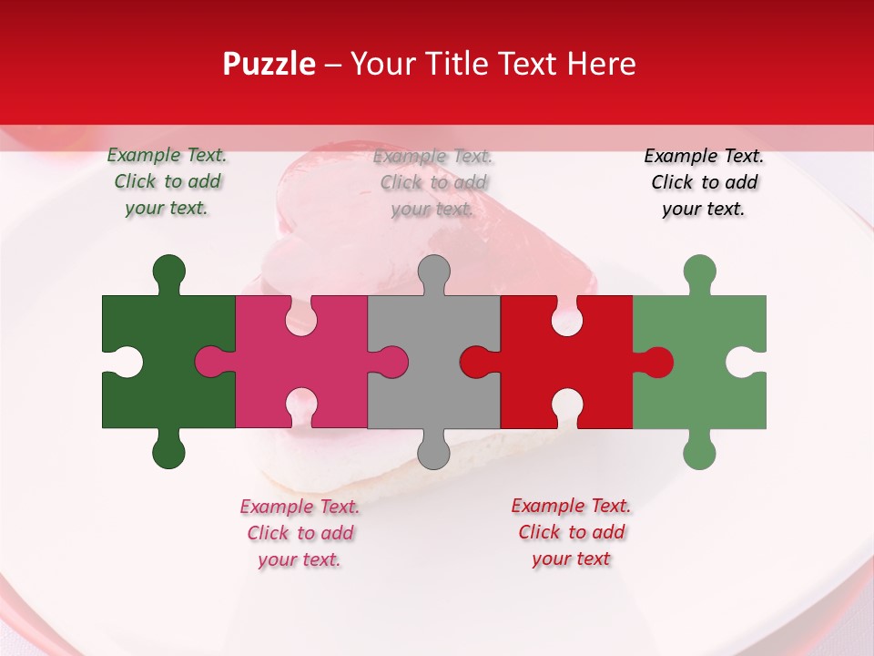 Glazed Pastry Flowers PowerPoint Template