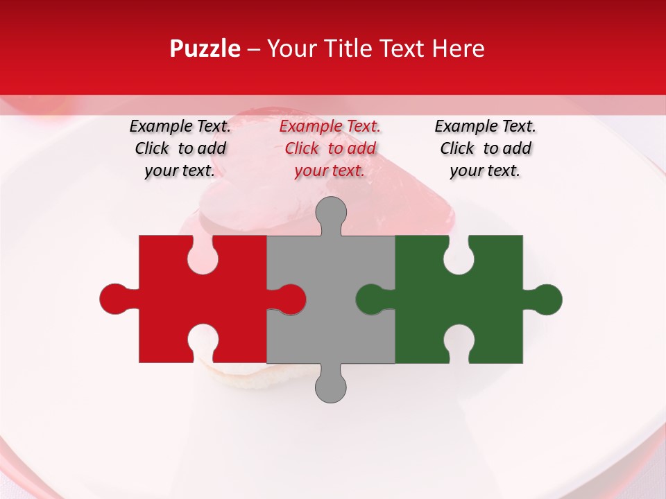 Glazed Pastry Flowers PowerPoint Template