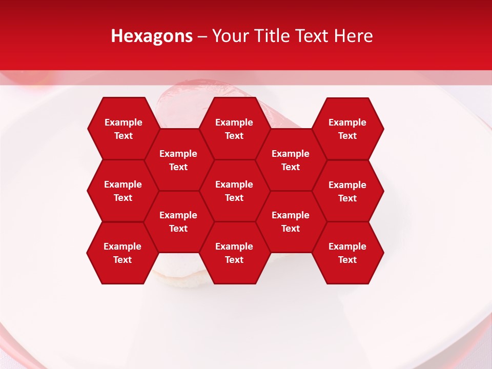 Glazed Pastry Flowers PowerPoint Template