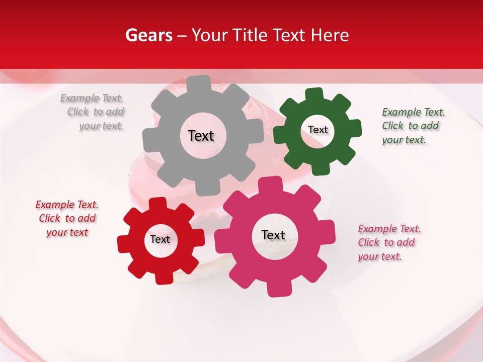Glazed Pastry Flowers PowerPoint Template