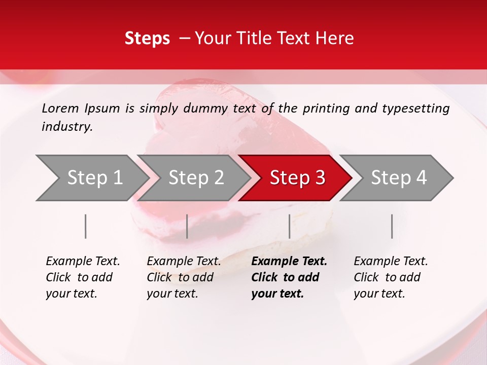 Glazed Pastry Flowers PowerPoint Template