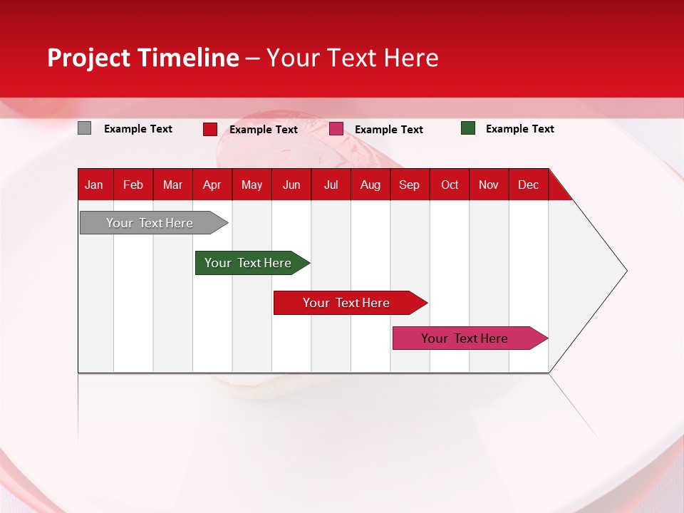 Glazed Pastry Flowers PowerPoint Template