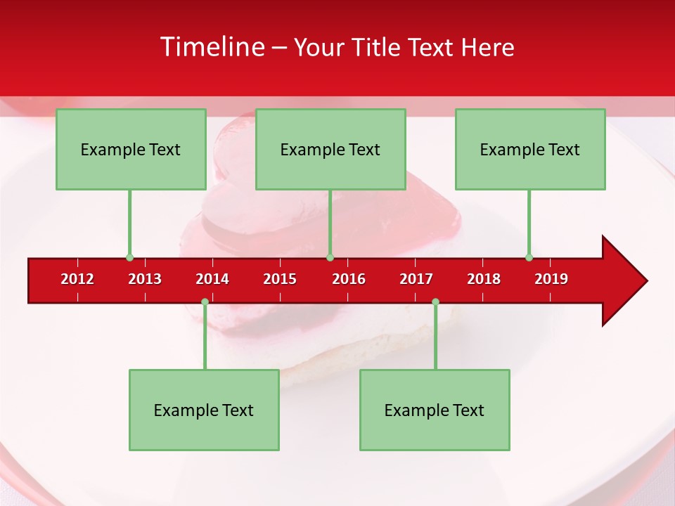 Glazed Pastry Flowers PowerPoint Template