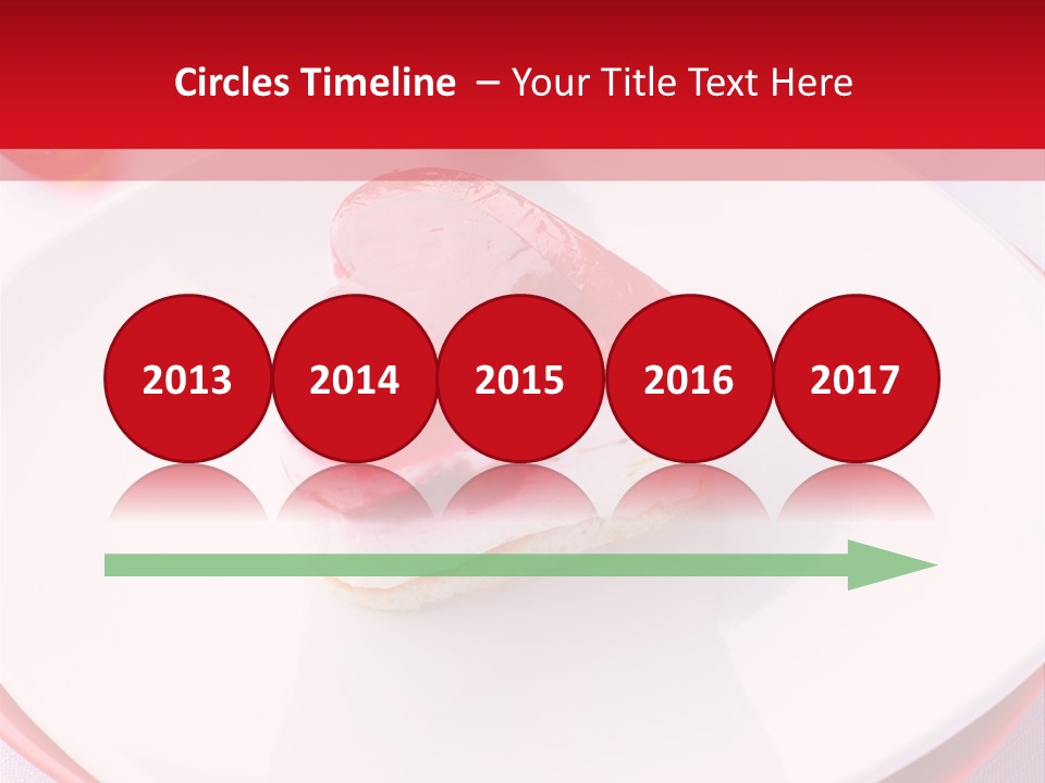 Glazed Pastry Flowers PowerPoint Template