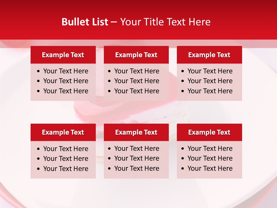 Glazed Pastry Flowers PowerPoint Template