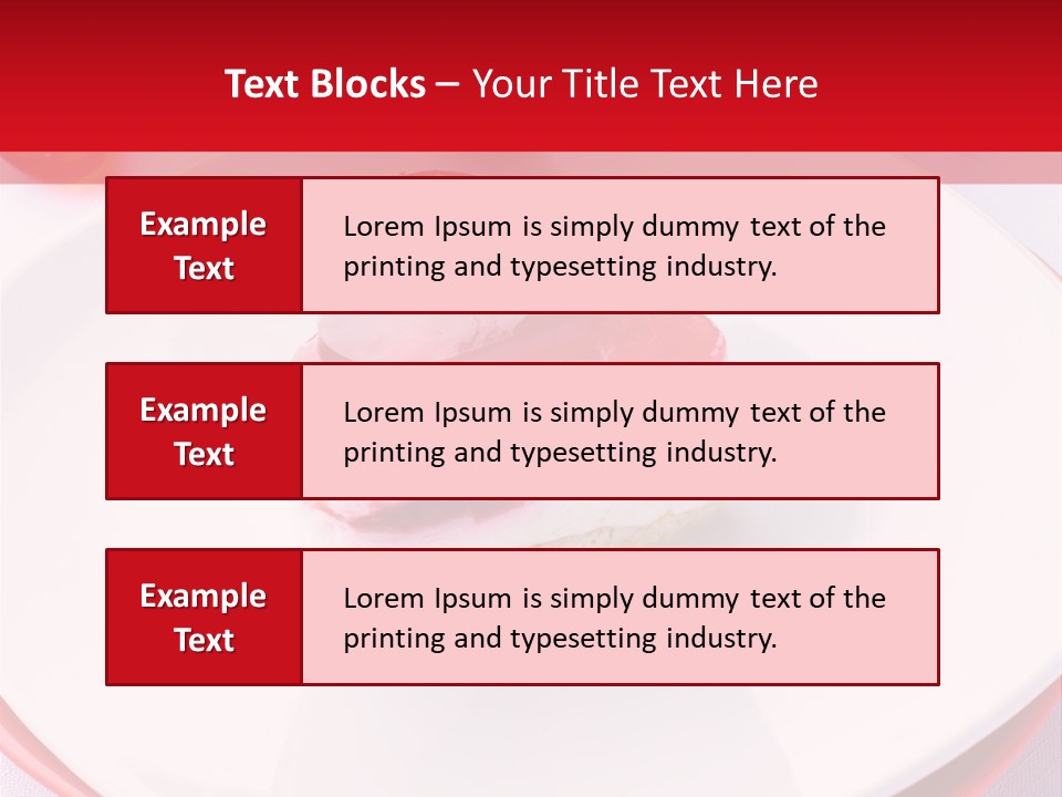 Glazed Pastry Flowers PowerPoint Template