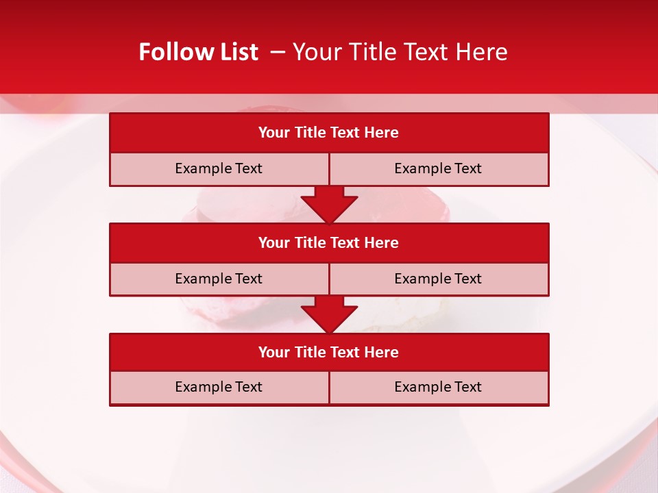 Glazed Pastry Flowers PowerPoint Template