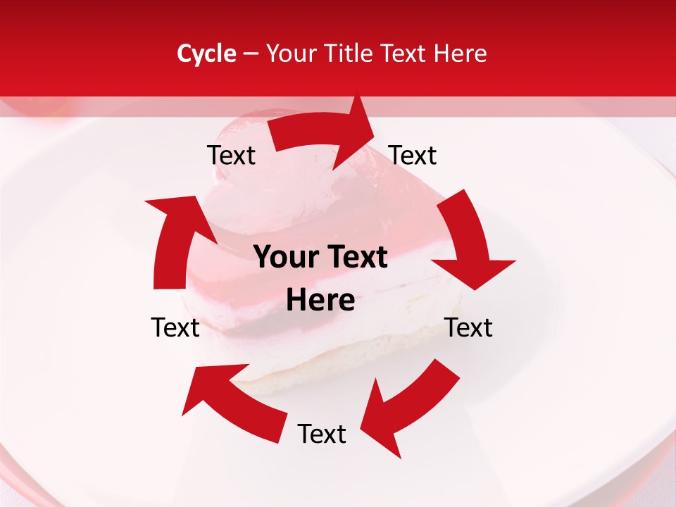 Glazed Pastry Flowers PowerPoint Template