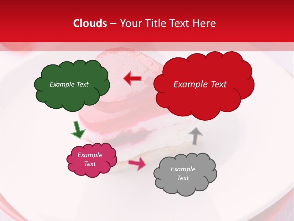 Glazed Pastry Flowers PowerPoint Template