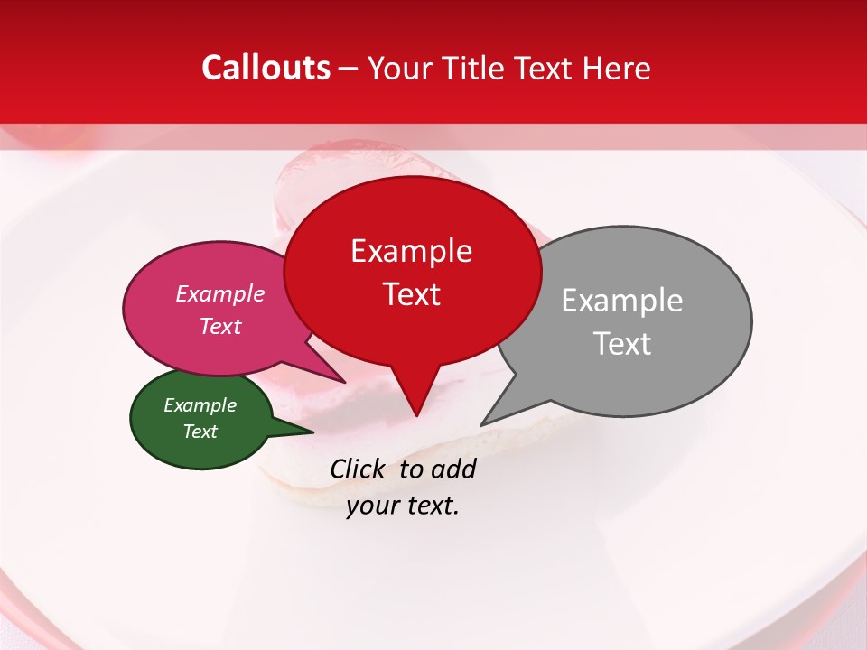 Glazed Pastry Flowers PowerPoint Template