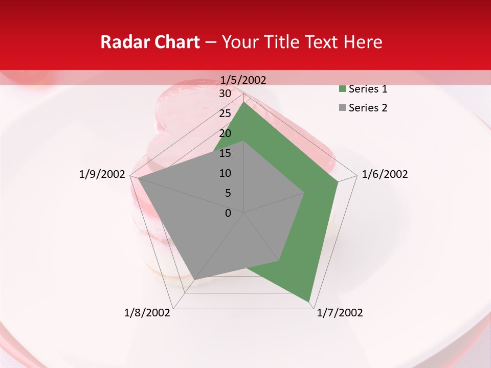 Glazed Pastry Flowers PowerPoint Template