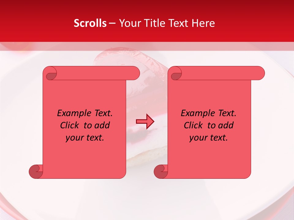 Glazed Pastry Flowers PowerPoint Template