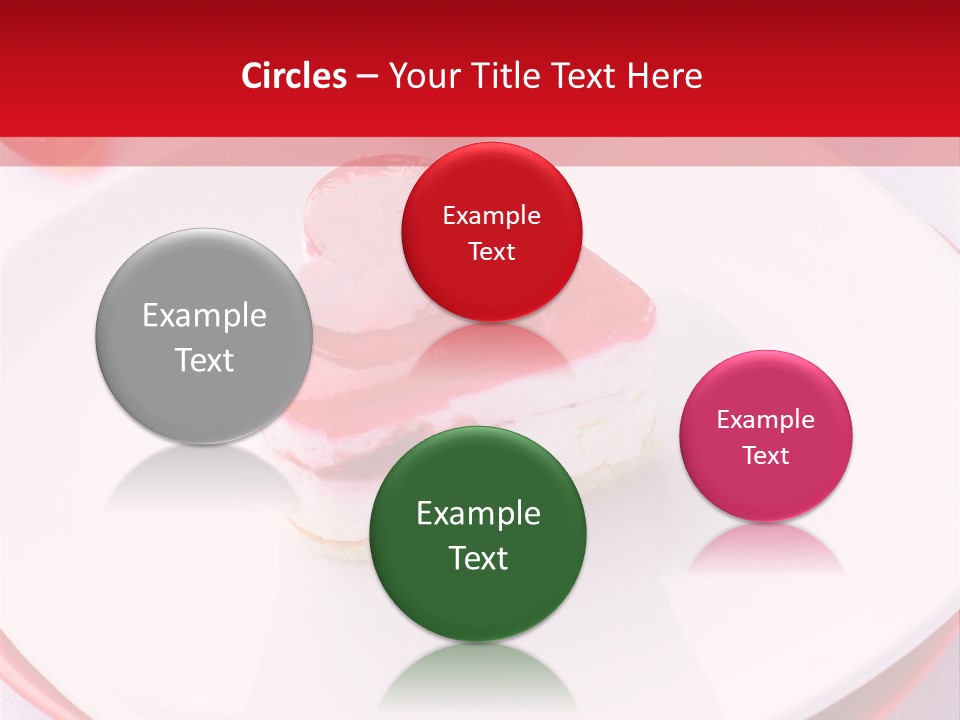 Glazed Pastry Flowers PowerPoint Template