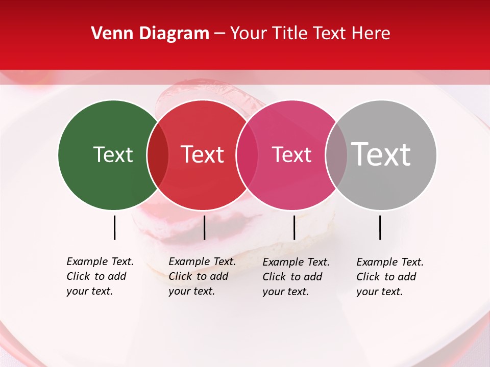 Glazed Pastry Flowers PowerPoint Template