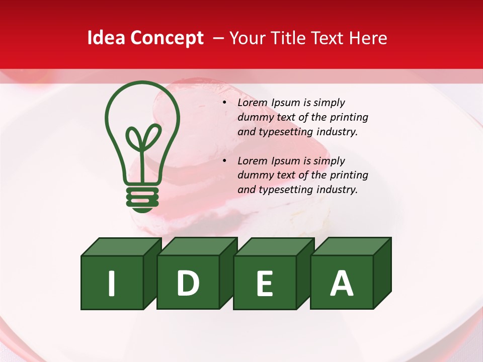 Glazed Pastry Flowers PowerPoint Template