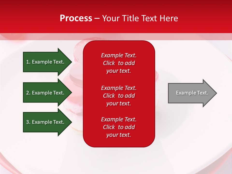 Glazed Pastry Flowers PowerPoint Template