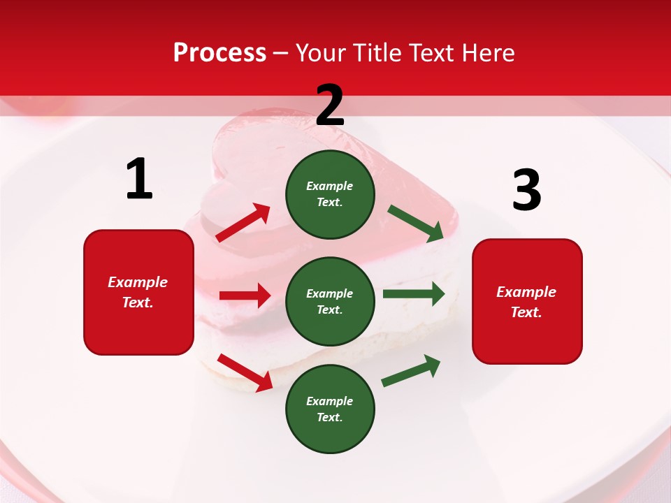 Glazed Pastry Flowers PowerPoint Template