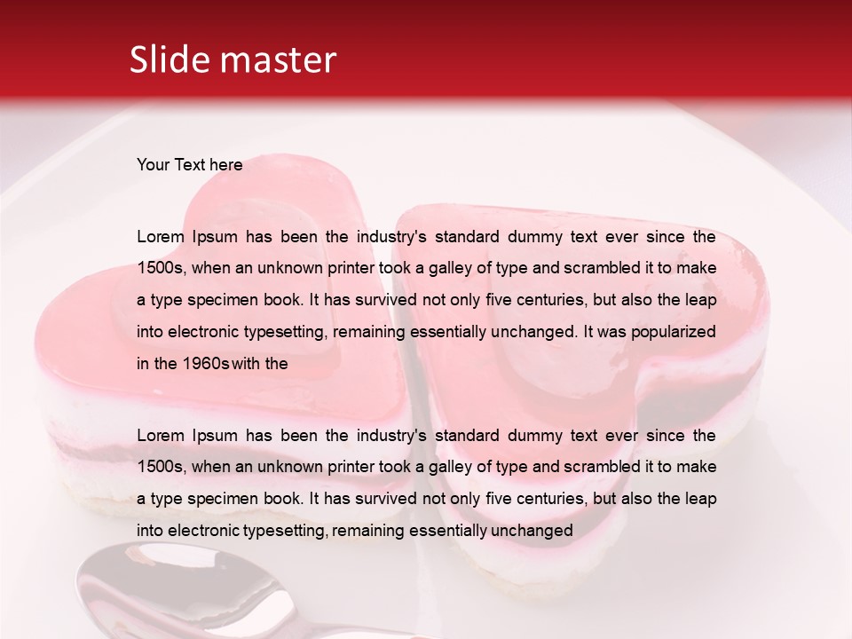 Cake Box Tulip PowerPoint Template