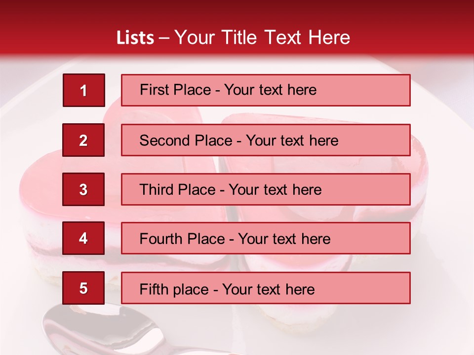 Cake Box Tulip PowerPoint Template